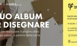 Ogni venerdì dal 23 ottobre al 19 novembre 2026 ore 16:30-18:30 – IL TUO ALBUM PER DISEGNARE