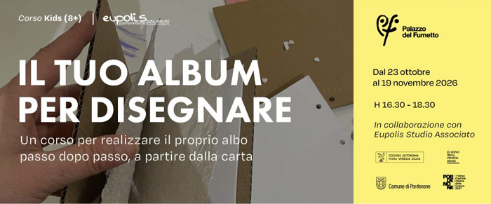 Ogni venerdì dal 23 ottobre al 19 novembre 2026 ore 16:30-18:30 – IL TUO ALBUM PER DISEGNARE
